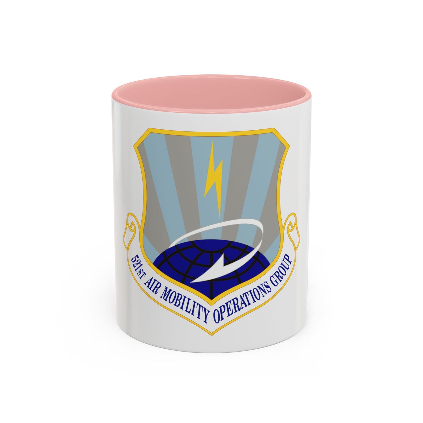 521st Air Mobility Operations Group (U.S. Air Force) Accent Coffee Mug
