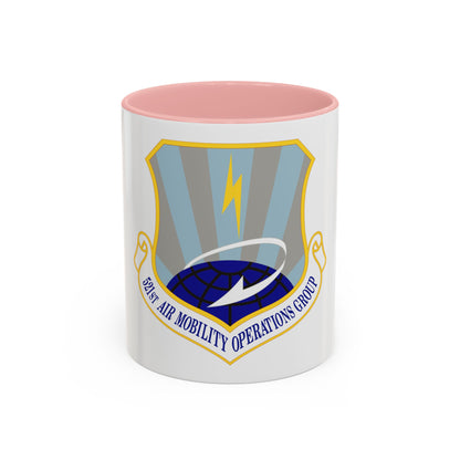 521st Air Mobility Operations Group (U.S. Air Force) Accent Coffee Mug