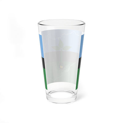 Propuesta de bandera para el Estado Monagas 25 (Venezuela) Pint Glass 16oz