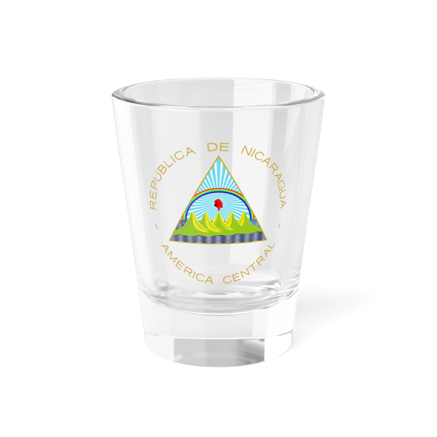 Coat of arms of Nicaragua - Shot Glass 1.5oz