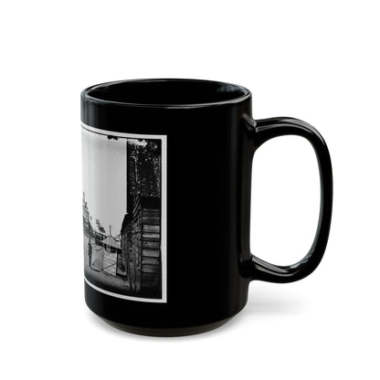 Morris Island, South Carolina. Unidentified Camp 005 (U.S. Civil War) Black Coffee Mug