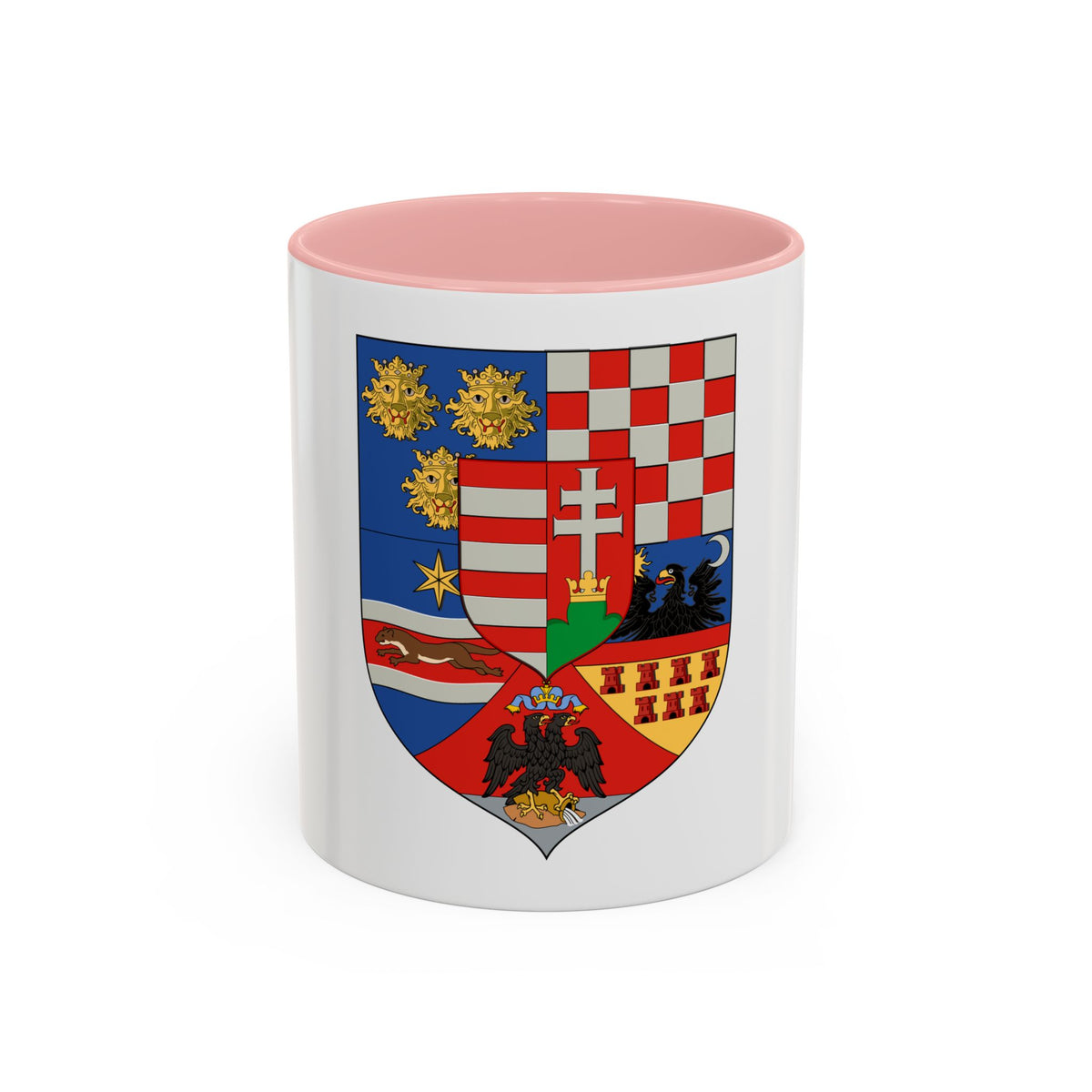Hungary Country History Mid (1867) - Accent Coffee Mug