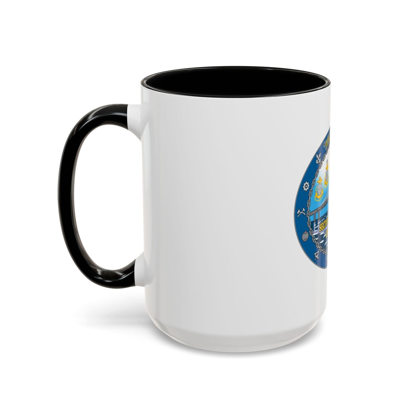USCGS San Francisco Ask The Chief (U.S. Coast Guard) Accent Coffee Mug