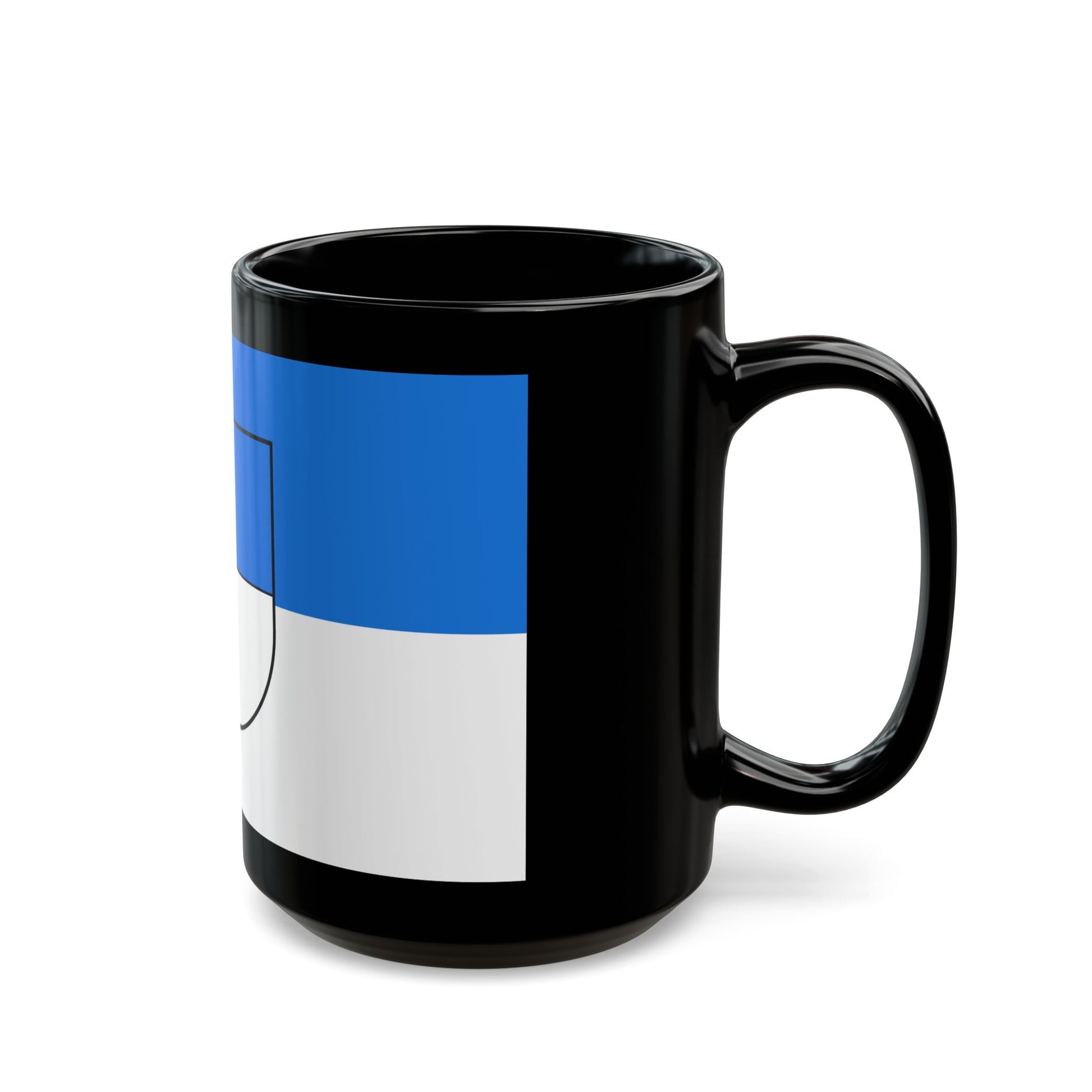 Flag of Schwarzwald Baar Kreis Germany - Black Coffee Mug-Go Mug Yourself