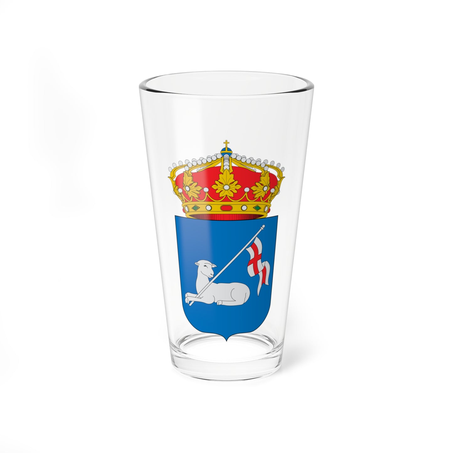 Escudo de Calviá Islas Baleares (Spain) (Coat of Arms) Pint Glass 16oz