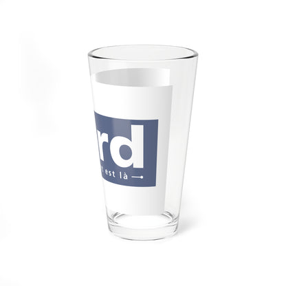Flag of the Department of Nord (France) Pint Glass 16oz