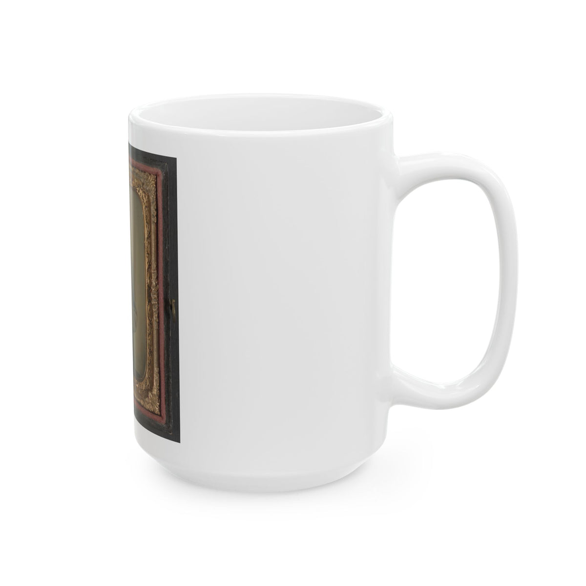 Unidentified Private In Confederate Uniform (U.S. Civil War) White Coffee Mug
