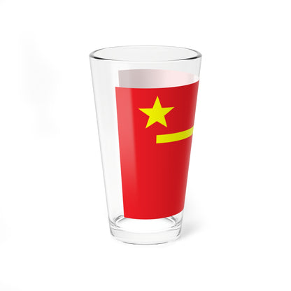 Proposed PRC national flags 023 (China) Pint Glass 16oz