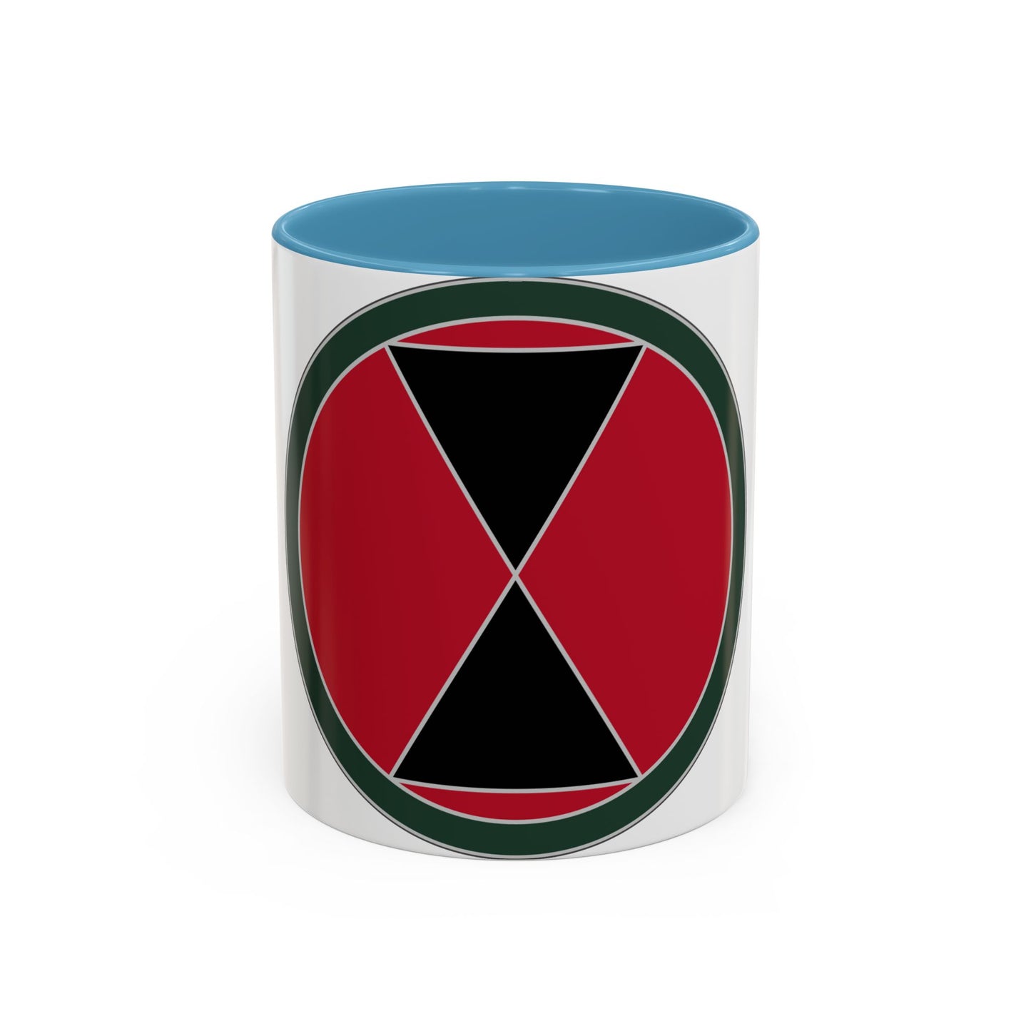 7 Infantry Division (U.S. Army) Accent Coffee Mug