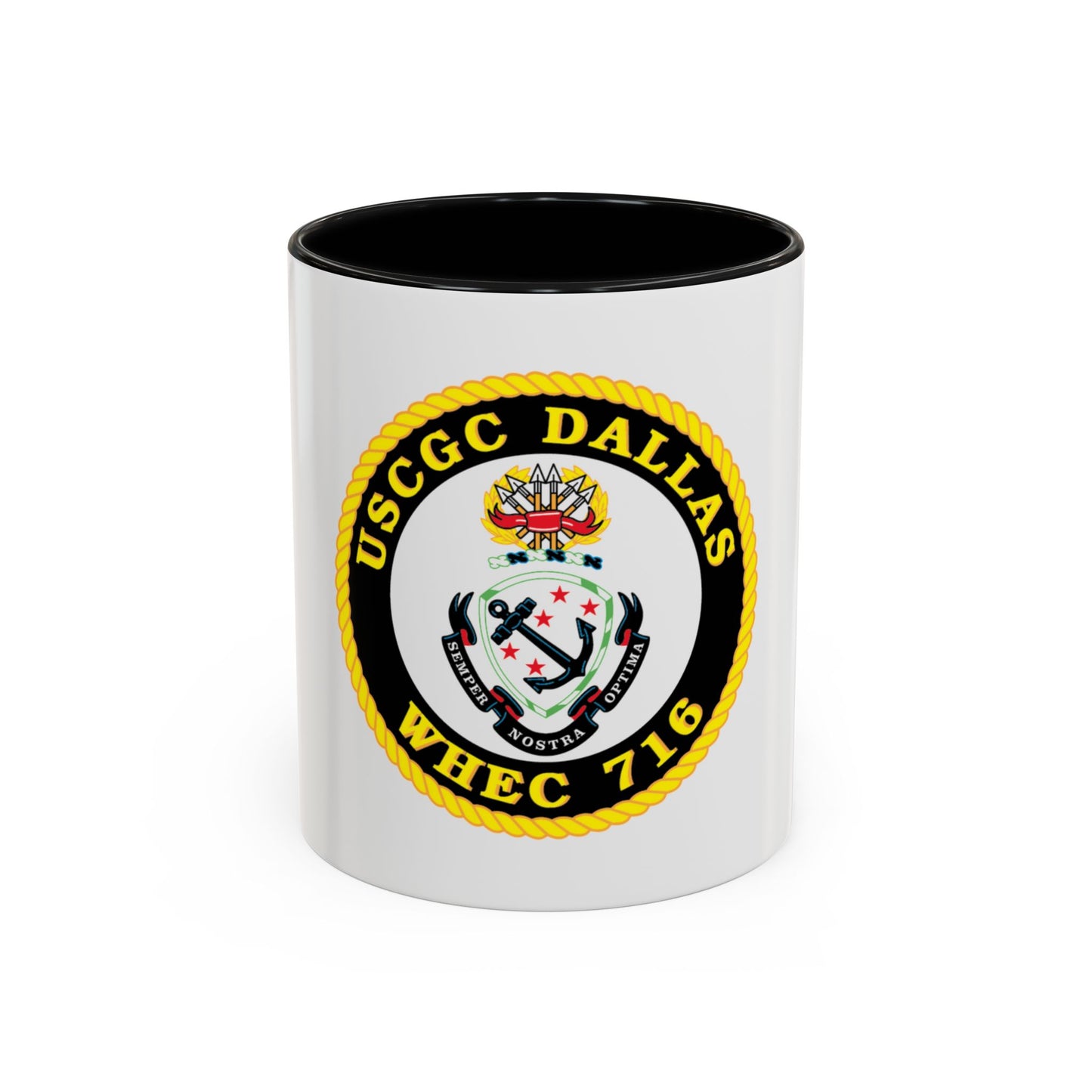 USCGC Dallas WHEC 716 (U.S. Coast Guard) Accent Coffee Mug