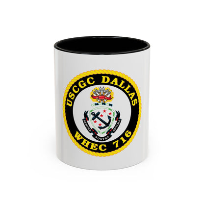 USCGC Dallas WHEC 716 (U.S. Coast Guard) Accent Coffee Mug