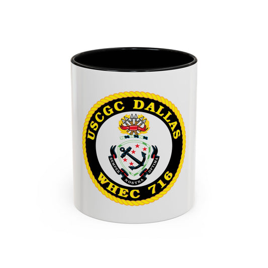 USCGC Dallas WHEC 716 (U.S. Coast Guard) Accent Coffee Mug
