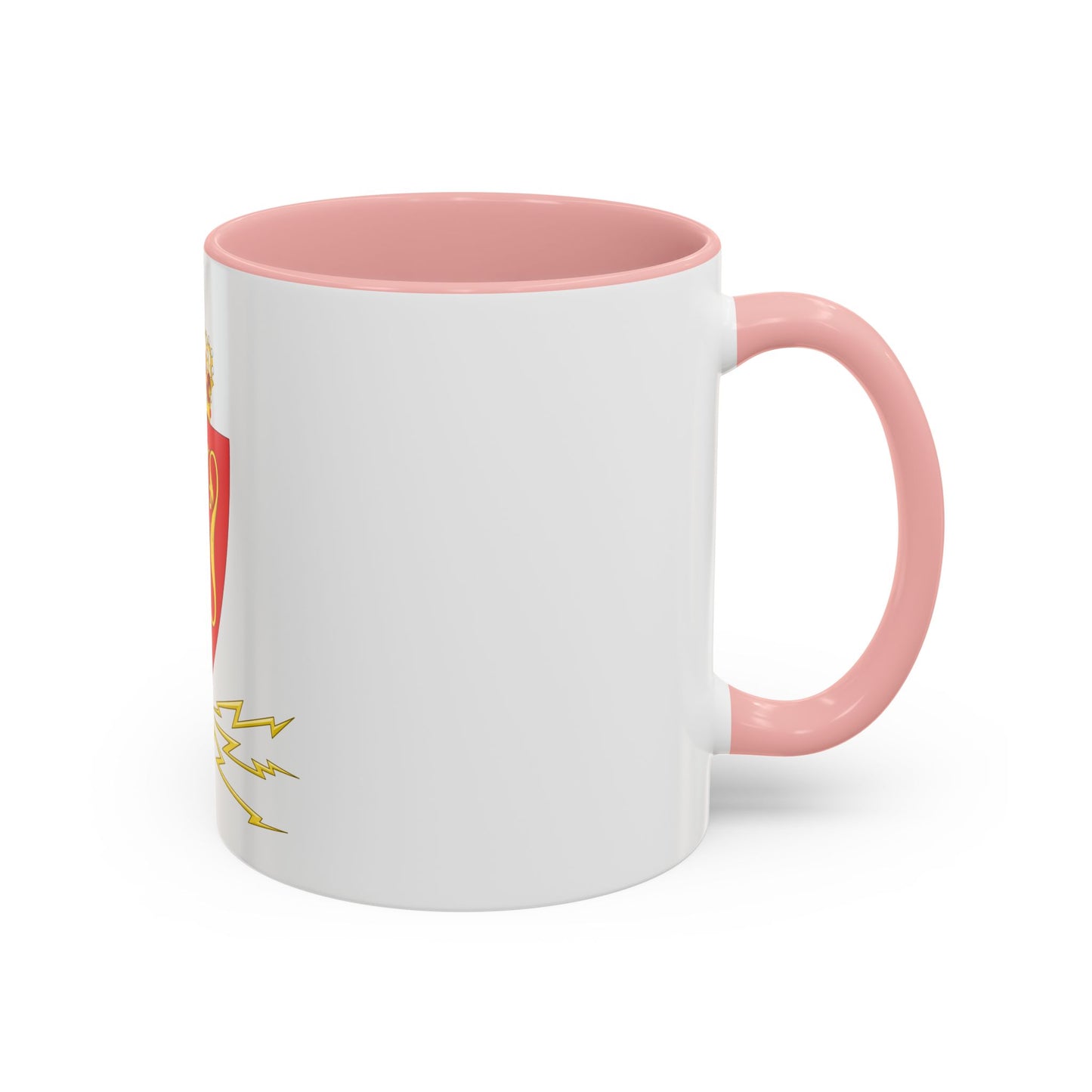 Coat of arms of the Norwegian Telegraph Administration - Accent Coffee Mug