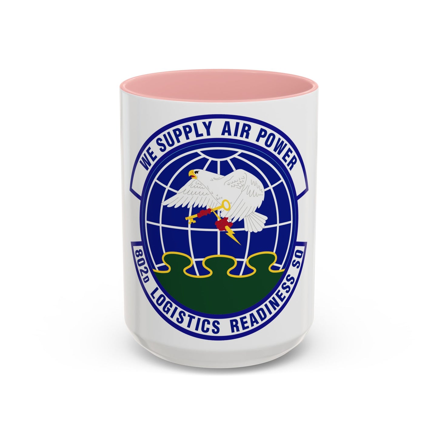 802d Logistics Readiness Squadron (U.S. Air Force) Accent Coffee Mug