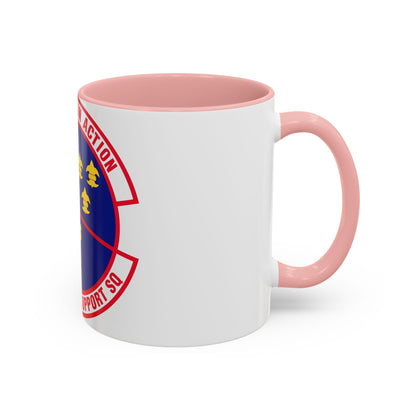 707 Force Support Squadron AFISRA (U.S. Air Force) Accent Coffee Mug