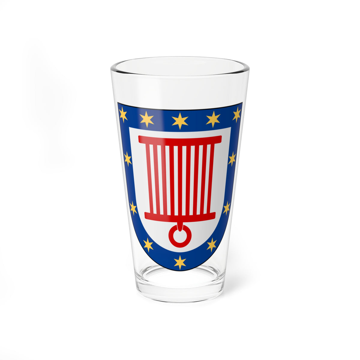 Sankt Laurentii församling vapen (Sweden) (Coat of Arms) Pint Glass 16oz