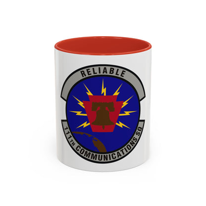 111th Communications Squadron (U.S. Air Force) Accent Coffee Mug