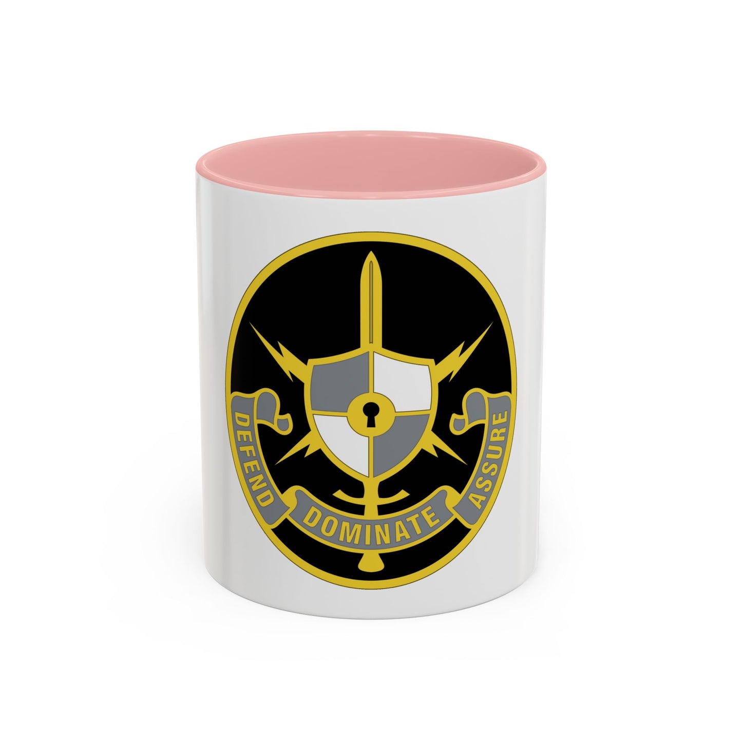 United States Cyber School 2 (U.S. Army) Accent Coffee Mug