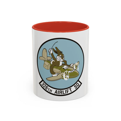 326th Airlift Squadron (U.S. Air Force) Accent Coffee Mug