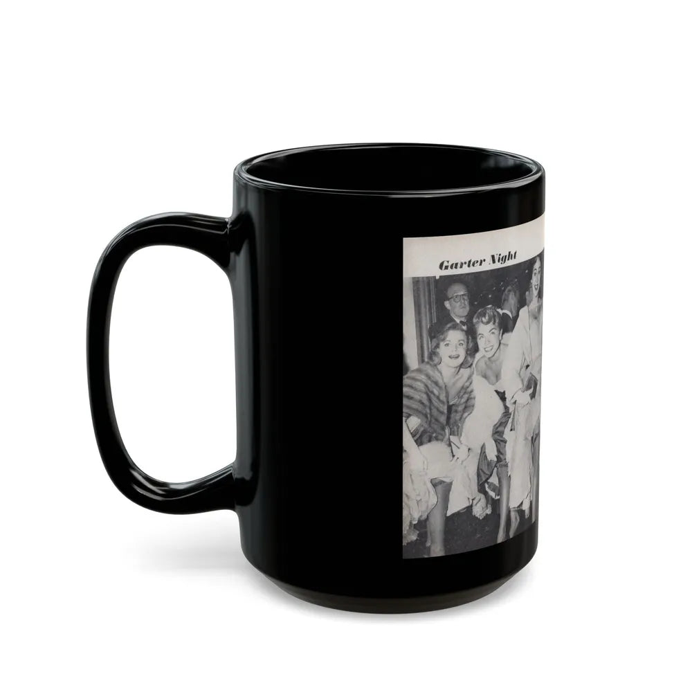 Terry Moore #455 - 66 PHOTOGRAPHS OF Terry MOORE U.K. Pocket Mag. Pages 40 & 41 (Vintage Female Icon) Black Coffee Mug-Go Mug Yourself