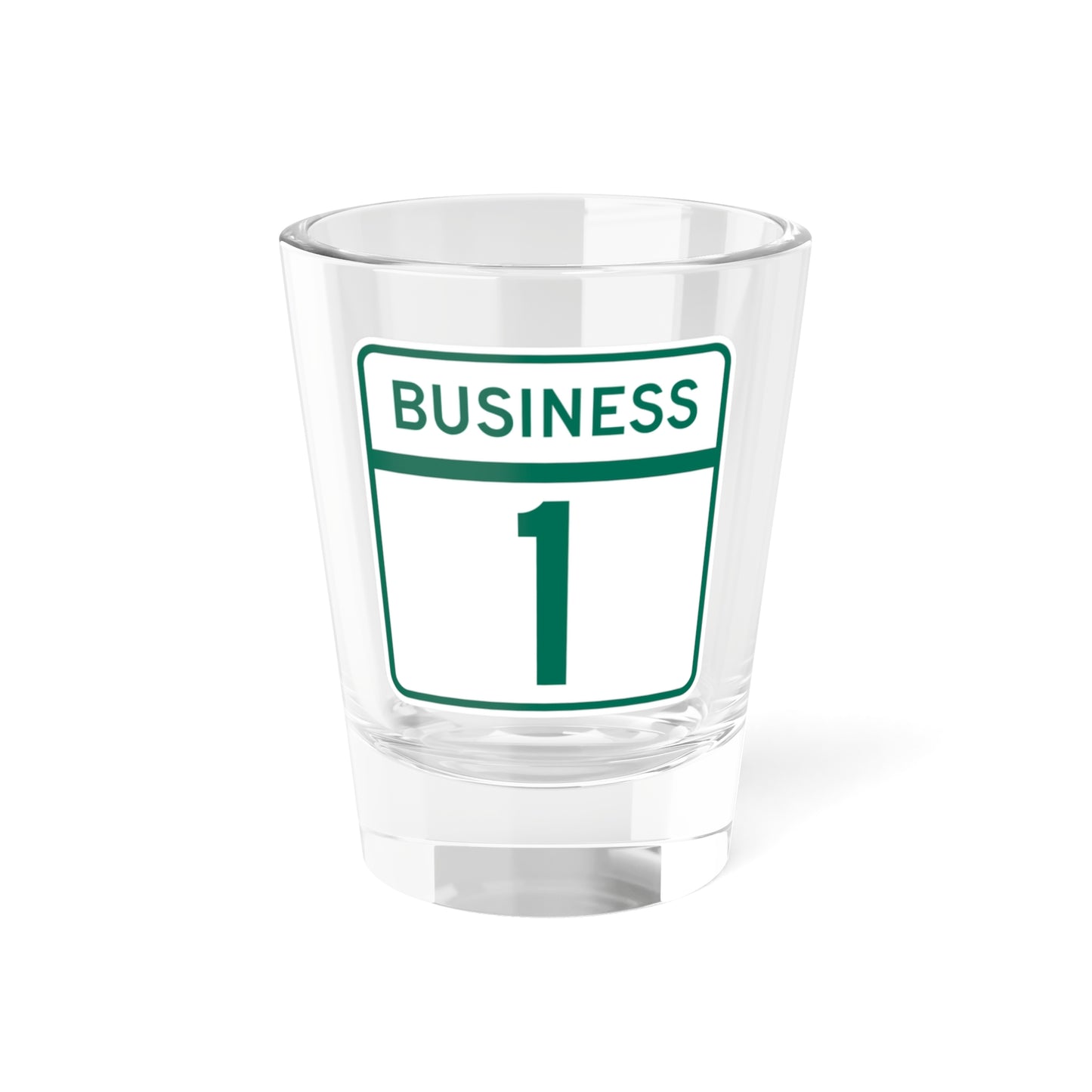 MD business template (Maryland) (Road Sign) Shot Glass 1.5oz