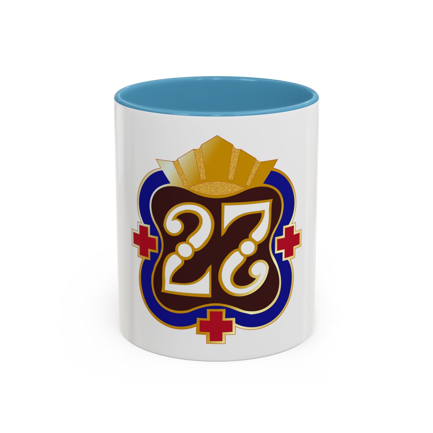 27 Surgical Hospital (U.S. Army) Accent Coffee Mug