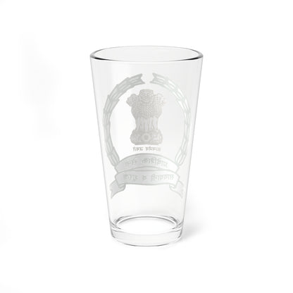 Territorial Army Crest (India) (Coat of Arms) Pint Glass 16oz