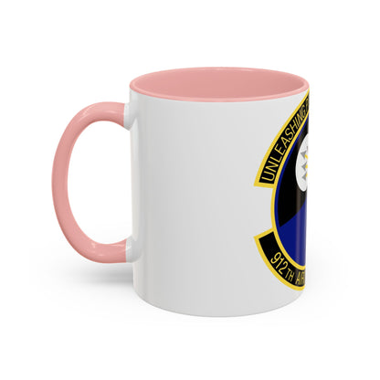 912th Aircraft Maintenance Squadron (U.S. Air Force) Accent Coffee Mug