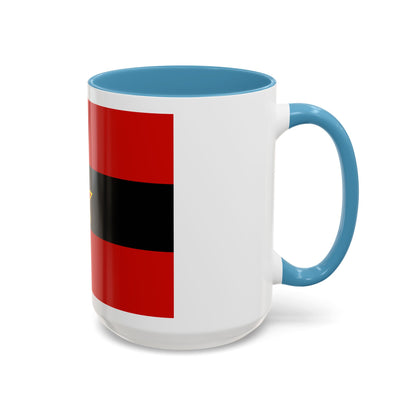Civil Ensign of Albania 1945 to 1992 - Accent Coffee Mug