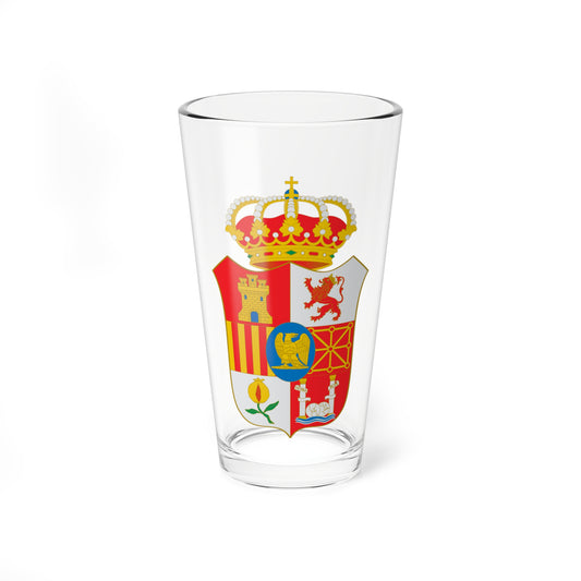 Escudo de armas de José I abreviado (Spain) (Coat of Arms) Pint Glass 16oz