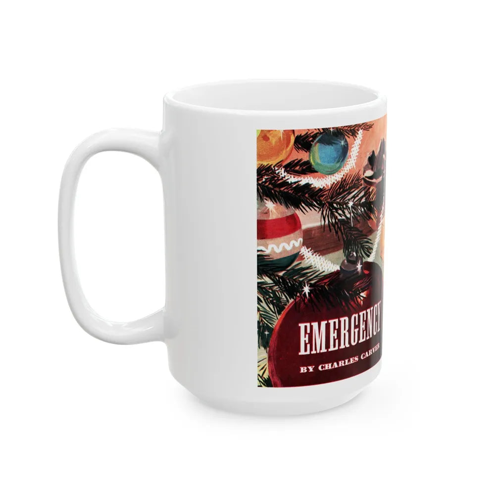 Emergency, Collier's, December 20, 1947 - White Coffee Mug-Go Mug Yourself