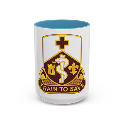 187 Medical Battalion (U.S. Army) Accent Coffee Mug