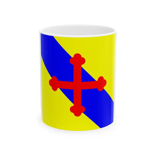 Flag of Sullens Switzerland - White Coffee Mug-11oz-Go Mug Yourself