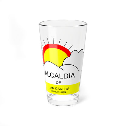 Seal of San Carlos Nicaragua (Nicaragua) (Coat of Arms) Pint Glass 16oz