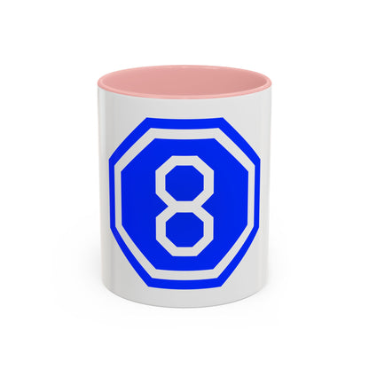 VIII Corps (U.S. Army) Accent Coffee Mug