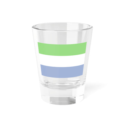 Flag of Sierra Leone WFB 2000 (Sierra Leone) Shot Glass 1.5oz