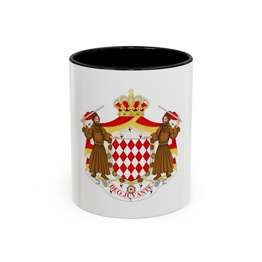 Great coat of arms of the house of Grimaldi - Accent Coffee Mug