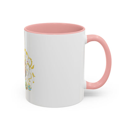 Coat of Arms of the United Kingdom (1816-1837) - Accent Coffee Mug