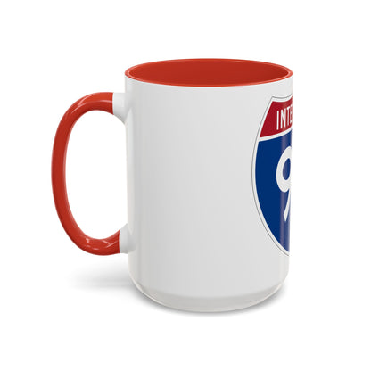 Interstate 97 (U.S. Highways) Accent Coffee Mug