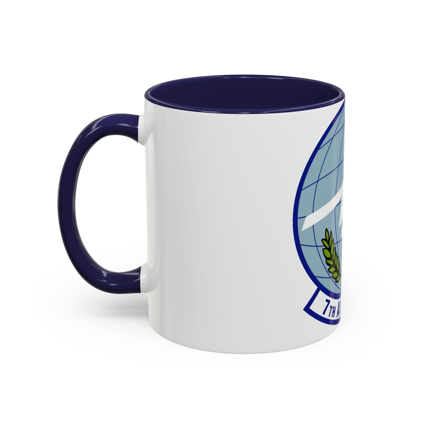 7th Airlift Squadron (U.S. Air Force) Accent Coffee Mug