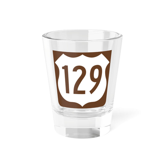 US 129 FL reversed (Florida) (Road Sign) Shot Glass 1.5oz