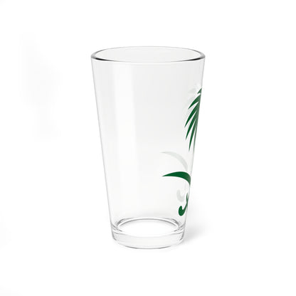 Emblem of Saudi Arabia 2 (Saudi Arabia) (Coat of Arms) Pint Glass 16oz