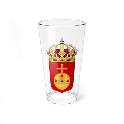 Uppsalas läns vapen (Sweden) (Coat of Arms) Pint Glass 16oz