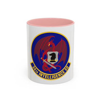 34th Intelligence Squadron (U.S. Air Force) Accent Coffee Mug