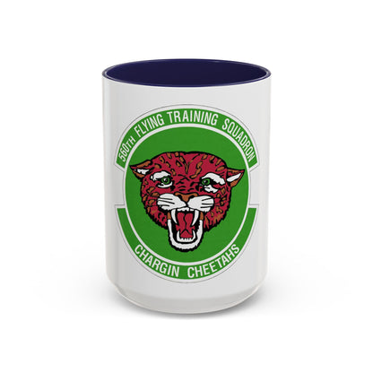 560 Flying Training Squadron AETC (U.S. Air Force) Accent Coffee Mug