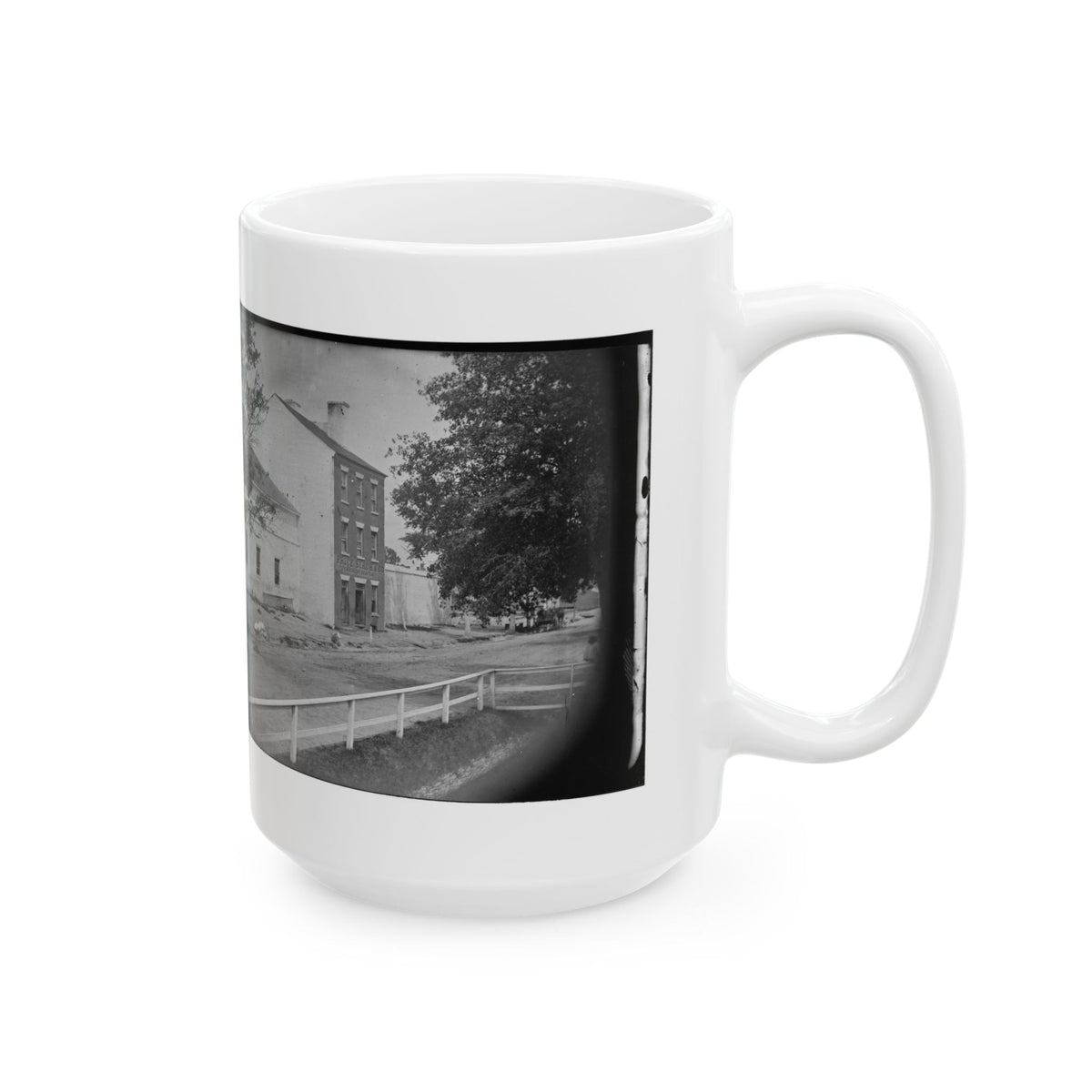 Alexandria, Virginia. Slave Pen. (Price, Birch & Company Dealers In Slaves) (U.S. Civil War) White Coffee Mug