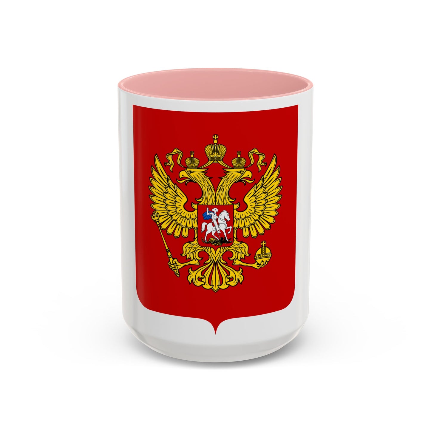 Coat of Arms of the Russian Federation - Accent Coffee Mug