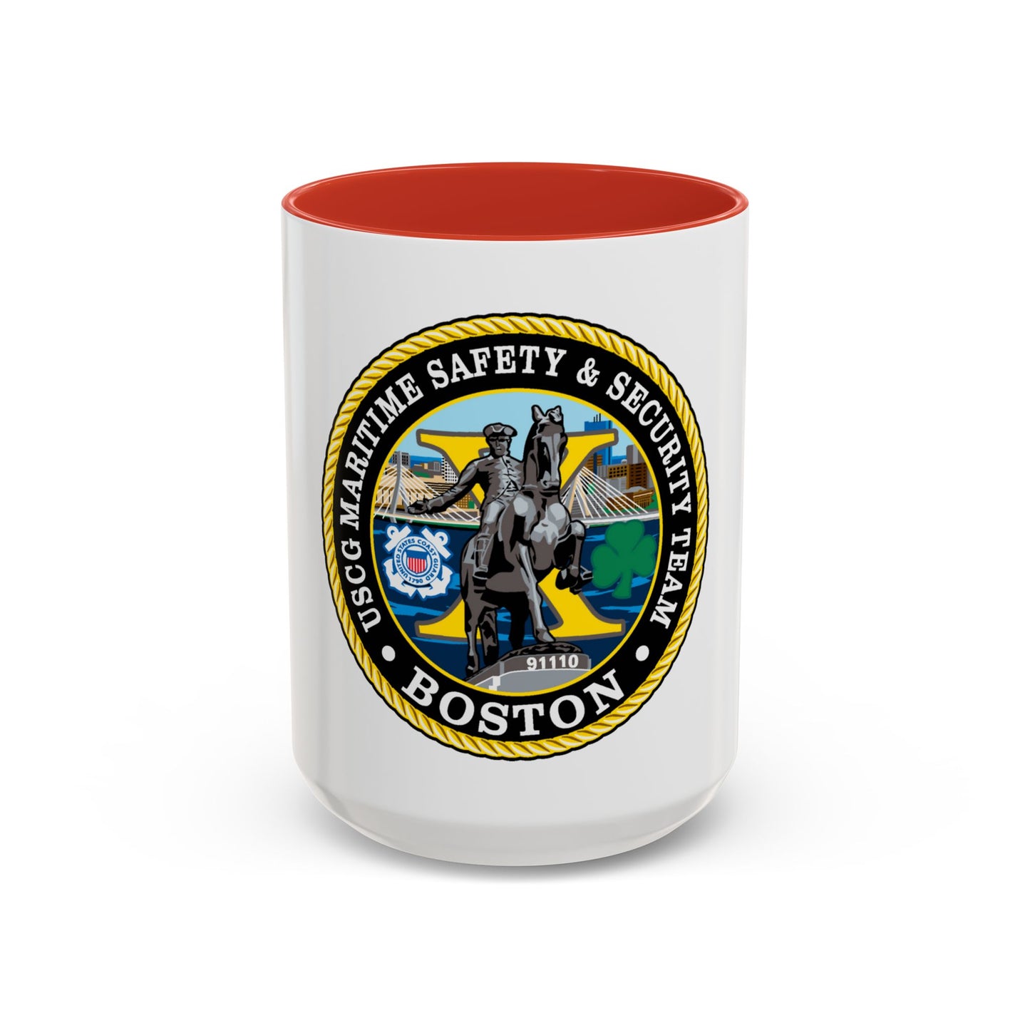 USCG Maritime Safety & Sec Team MSST Boston (U.S. Coast Guard) Accent Coffee Mug