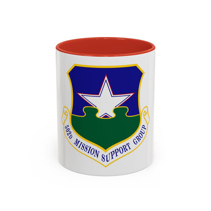 502d Mission Support Group (U.S. Air Force) Accent Coffee Mug