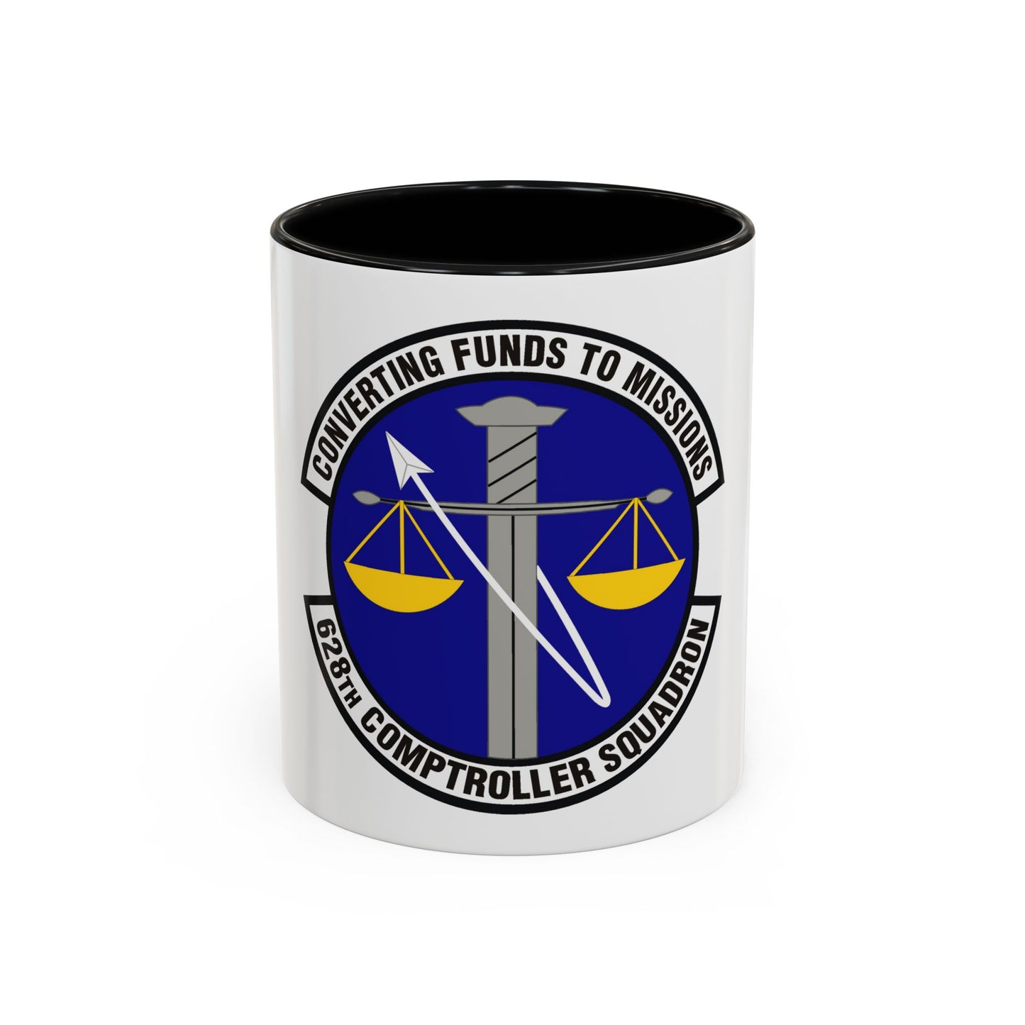 628th Comptroller Squadron (U.S. Air Force) Accent Coffee Mug